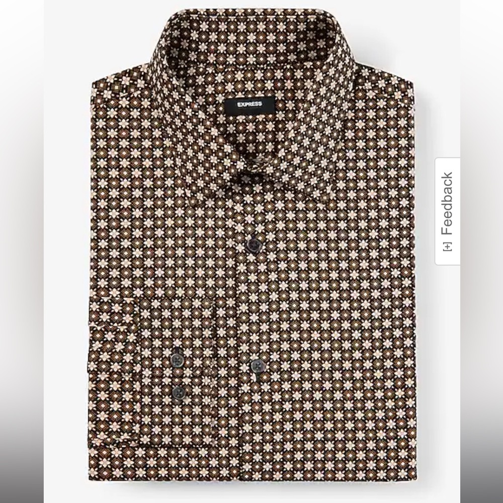 Express Slim 1mx Button Up